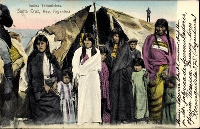 Postcard Santa Cruz Argentina, Indians Tehuelches - 10791406