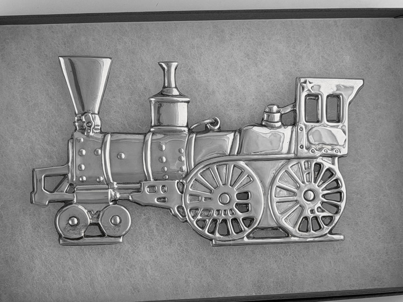 1975 Gorham Locomotive American Heritage Sterling Ornament #121475 31 Grams
