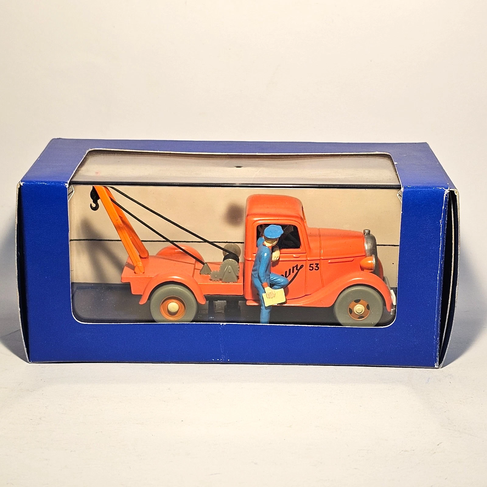 Voiture Miniature Tintin Dépanneuse Simoun de Tintin au Pays de l'Or noir 1936