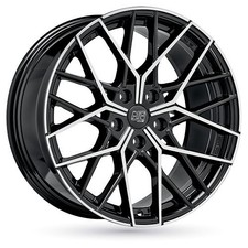 1x MSW (OZ) MSW 74 gloss black full polished 8.5Jx20 5x112 ET20
