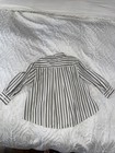 $450  BRUNELLO CUCINELLI GIRLS  HI-LOW SHIRT STRIPED MONILI BEADS SIZE 6 ITALY — photo 9