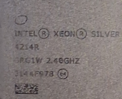 Intel 12 core 24 thread XEON Silver 4214R CPU For the LGA 3647 socket