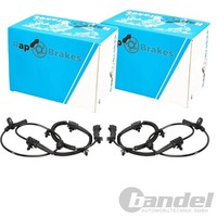 2X RAP Brakes ABS-SENSOR Raddrehzahl Vorne Li+Re Passend FüR Opel Insignia Saab