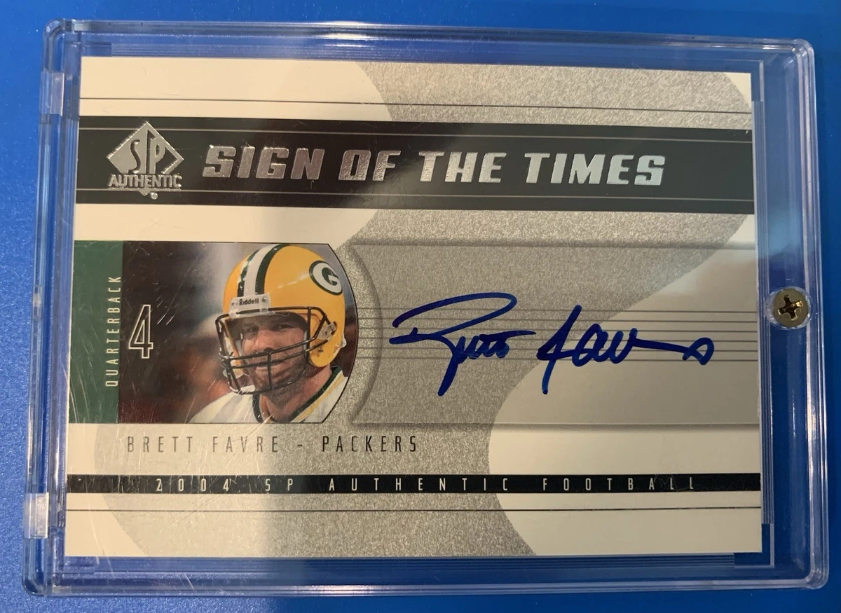 Brett Favre Football Autographed Sports Trading Cards