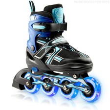 Xino Sports Kids Inline Skates for Girls  Boys - Adjustable Skates with LED ...
