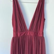 Windsor Women's Burgundy and Pink Dress