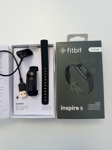 Fitbit Inspire 3 Health & Fitness Tracker - Black - Excellent Condition - Picture 2 of 14