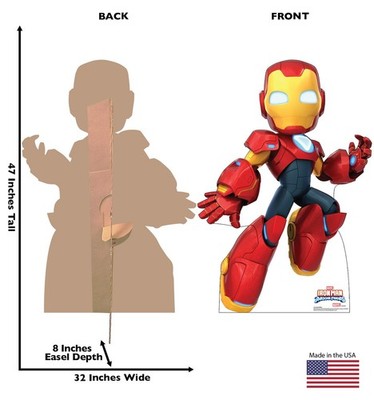 IRON MAN AND HIS AWESOME FRIENDS HEART HULK LIFESIZE STANDUP