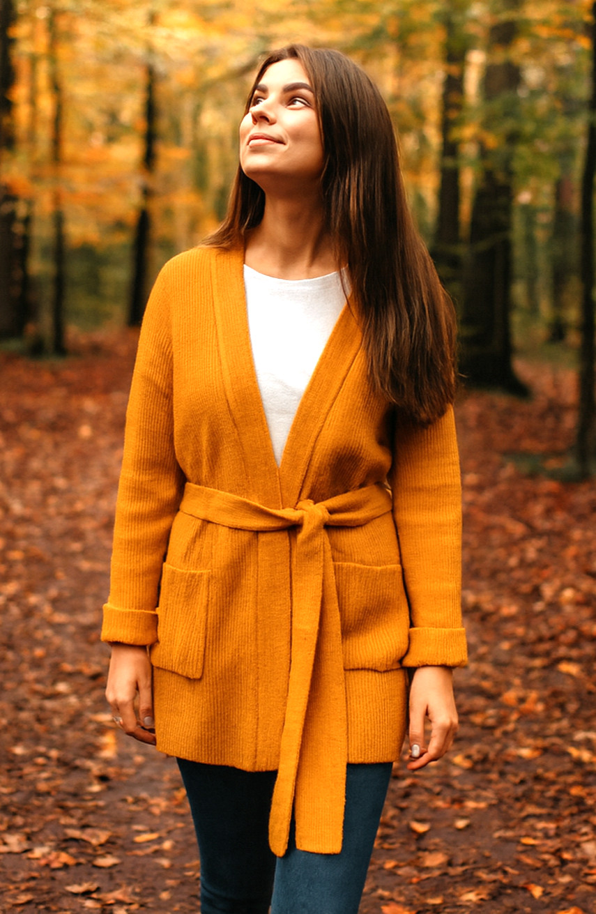 Joules Alba Wool Blend Cardigan with Belt & Pockets- S, Fits UK10 - BNWT