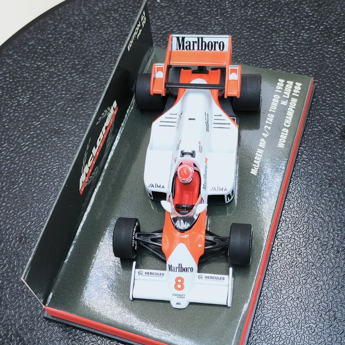 MINICHAMPS 1/43 McLaren MP4-2 TAG Turbo 1984 Niki Lauda World