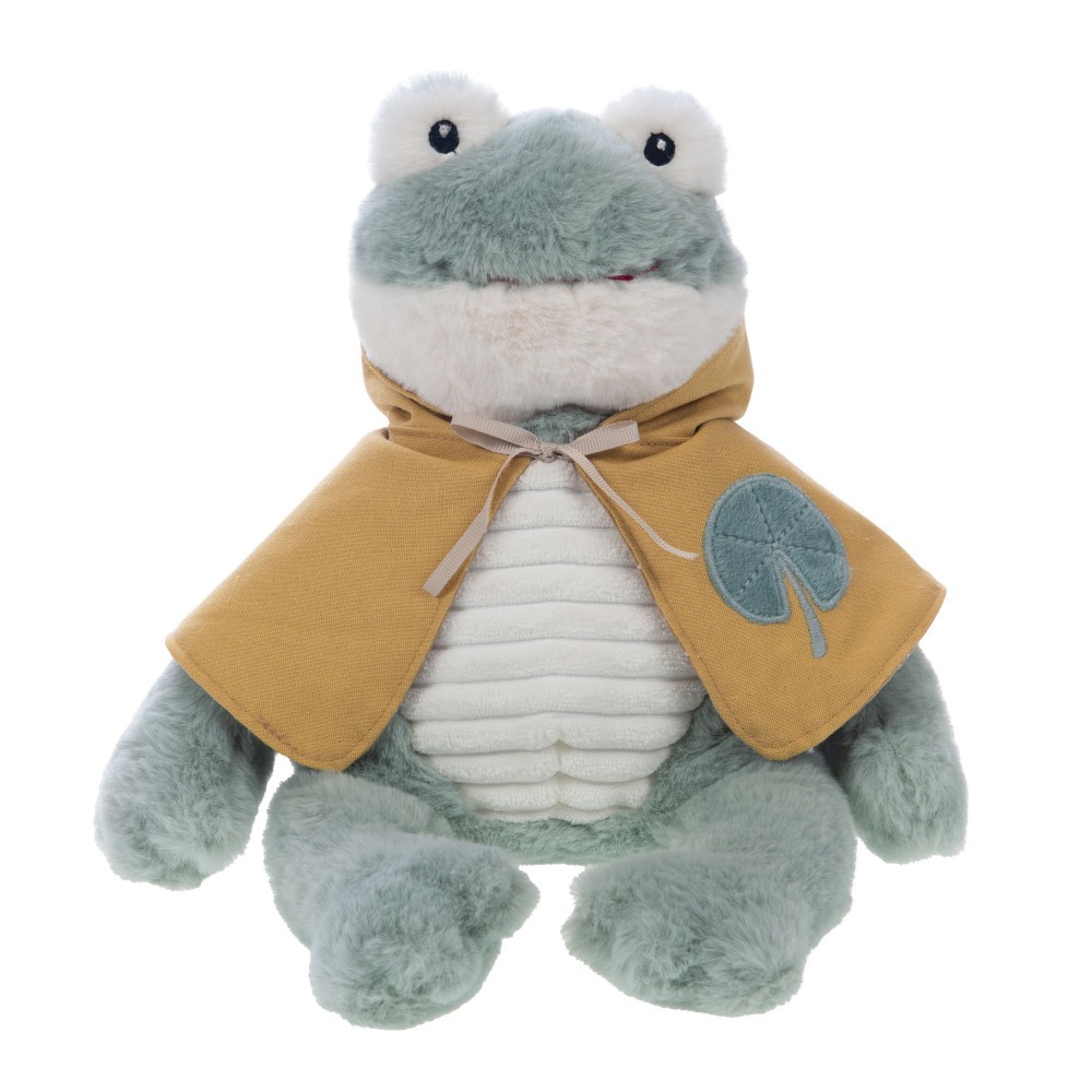 Peluche monsieur Grenouille aux finitions soignées en velours