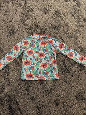 Mini Boden Colorful Flowers Rash Guard 5/6