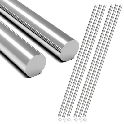 Lyrlidr 6 Pcs 304 Stainless Steel Round Rods - 2mm Dia x 10'' Length - Solid Met