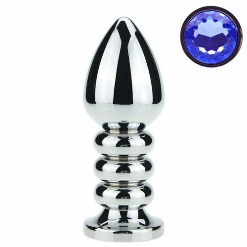 All Jelewed Anal Butt Plugs Metal & Silicone, Crystal Diamond, Led Light, Remote - Picture 69 of 101