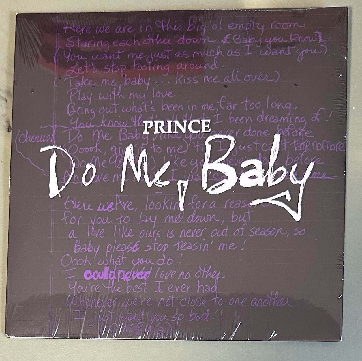 PRINCE Rogers Nelson Do Me Baby 2022 7” single 45 record New Sealed Numbered