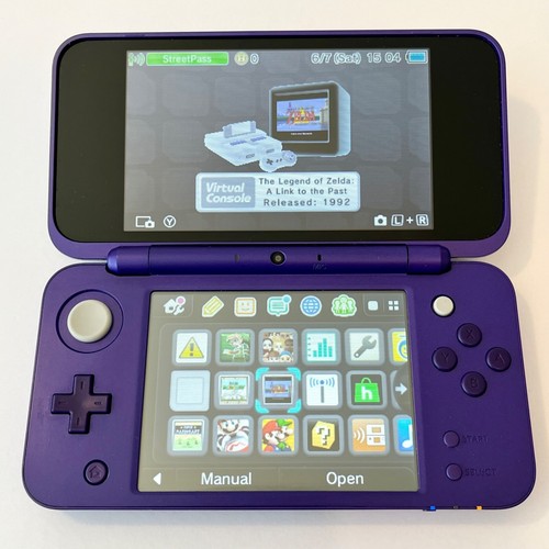 Nintendo 2DS XL Purple JAN-001 Console w/ 6 Games + 128GB MicroSD Card - Picture 18 of 20