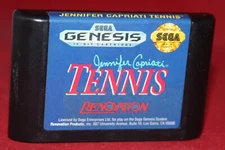 Jennifer Capriati Tennis (Sega Genesis, 1992) Authentic Game Cartridge