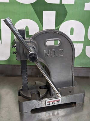 #ad Jet Manual Single Leverage Arbor Press 2 Ton Max Pressure 1 2quot; Ram 333620 Used $179.40