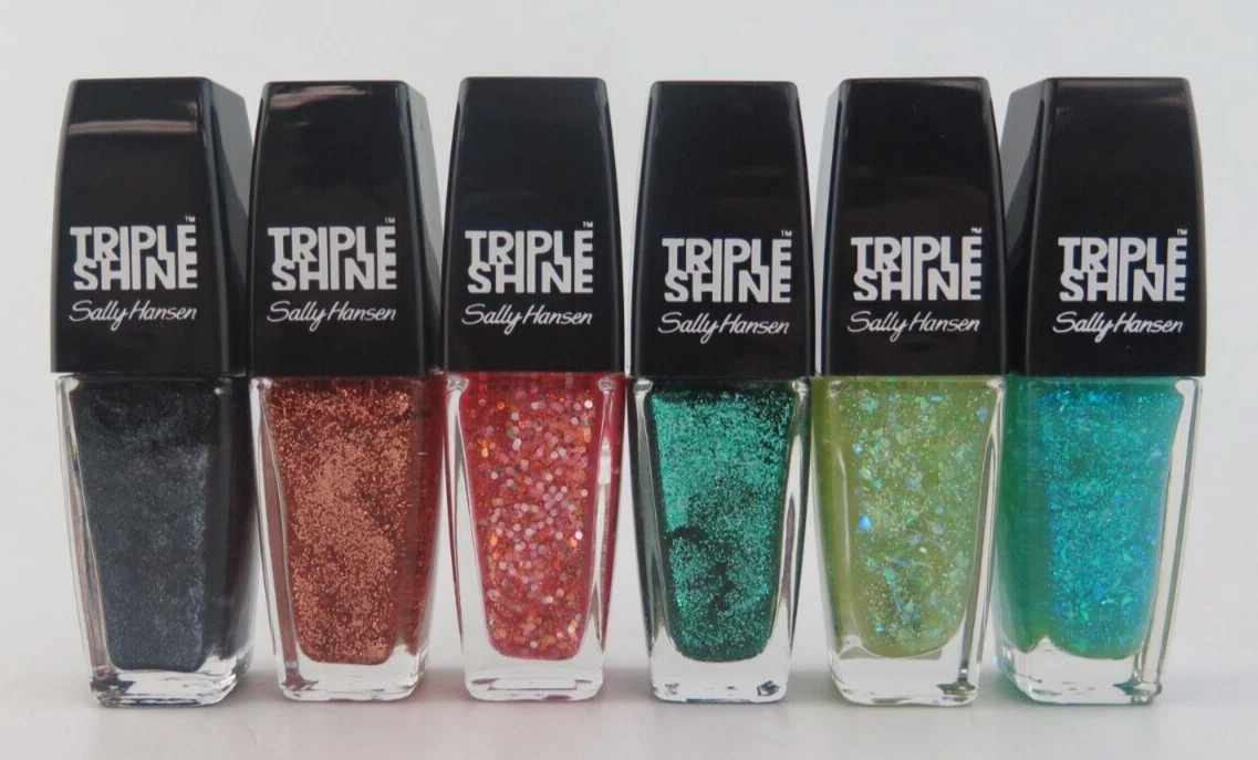 Sally Hansen Triple Shine Nail Color 0.33 Fl. Oz *Six Pack*