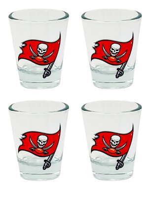Tampa Bay Buccaneers NFL 2 Oz Shot Glasses Set 4 Pack | eBay