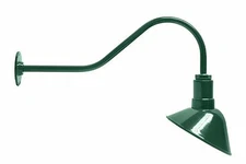AGB101-AA9-GREEN  Angled Reflector Sign Lighting Gooseneck RLM Kit BARN LIGHTS 