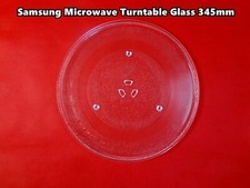Samsung Smeg Microwave Oven Glass Turntable Plate Platter 345mm (W4A) Brand New