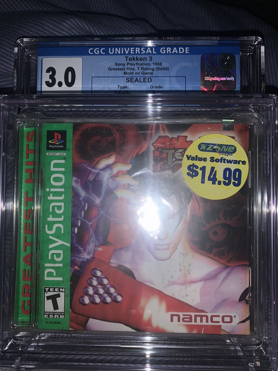 Tekken 3 Greatest Hits (Sony PlayStation 1 Ps1) SEALED CGC