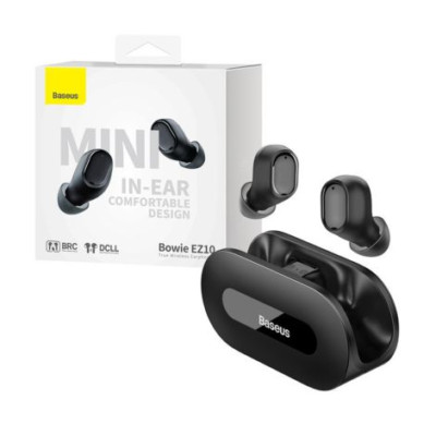 Baseus Bowie EZ10, Bluetooth 5.3 TWS Headset, schwarz