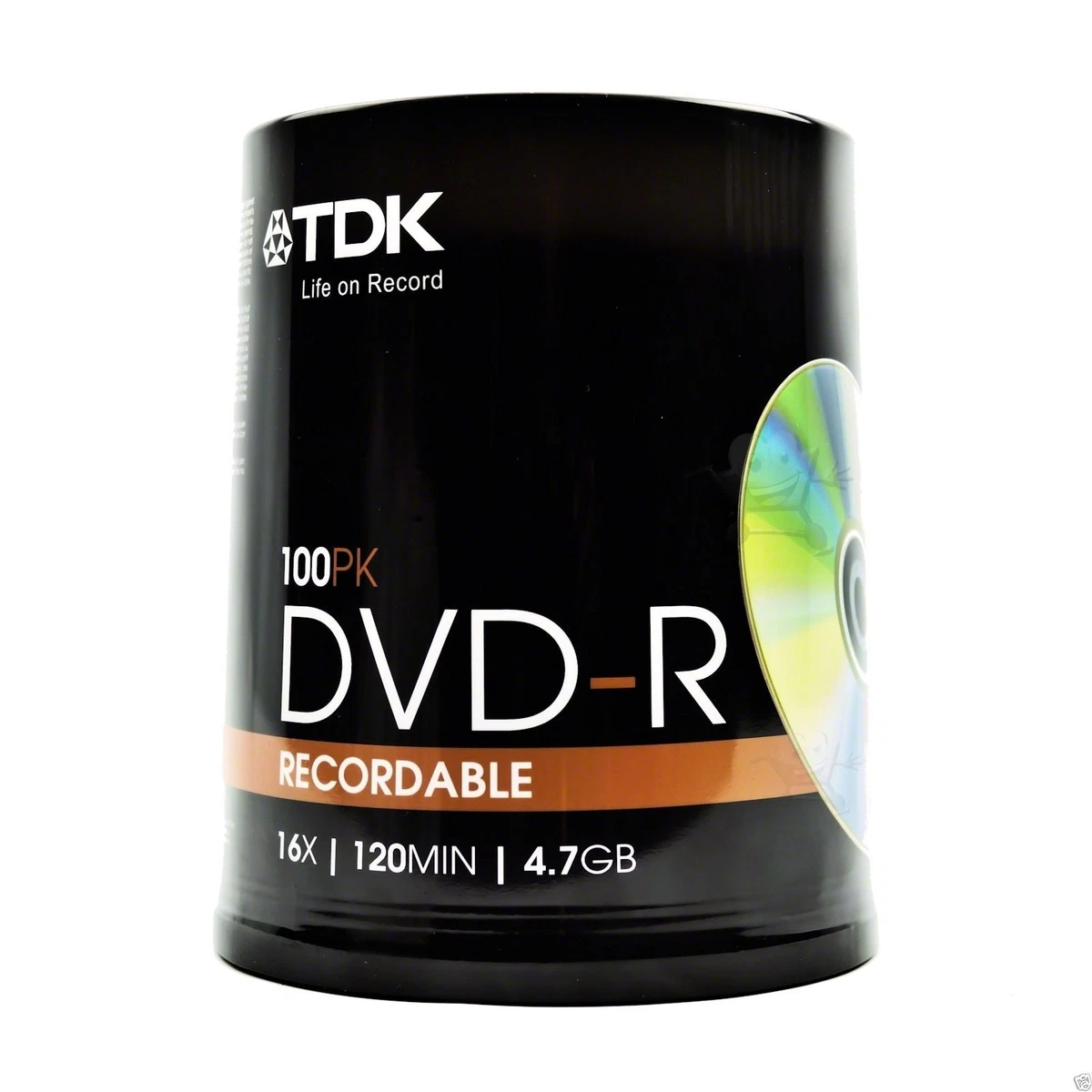 TDK CDs, DVDs and Blu-ray Discs