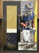 CHRIS GIVENS 2012 CERTIFIED ROOKIE FABRIC OF THE GAME PRIME JERSEY PATCH RC /49!
