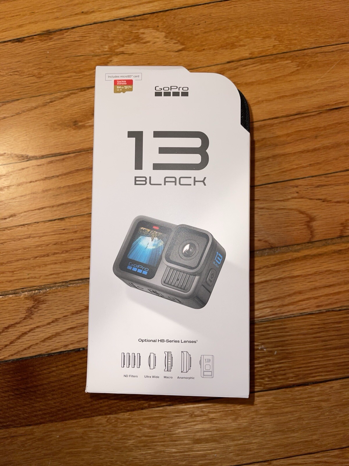 GoPro HERO13 Black - Waterproof Action Camera, 5.3K60 Video, 27MP Photo & SD-image