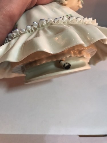 Lenox Woman Curtsey Figurine-8” Wedding Or Dancing-signed On Bottom In Pics - Picture 6 of 8