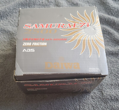 daiwa 7 samurai x spinning combo specs DAIWA SAMURAI-7I 2500 SPINNING REEL WITH BOX, PAPERS AND EXTRA SPOOL  #1026KH
