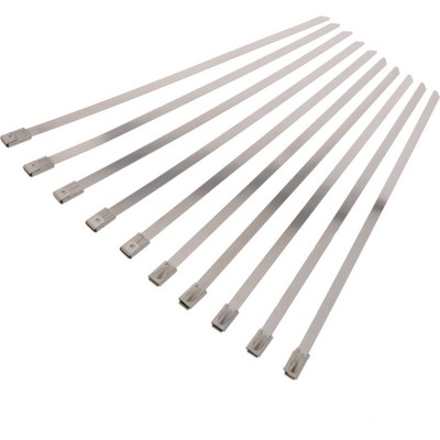 Kabelbinder V2A 200 mm JMP V2A PACK 10 STCK Kabelbänder Kabelband Strapse cable