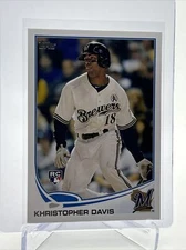 2013 Topps Khristopher Davis Rookie Baseball Card #360 Mint FREE SHIPPING