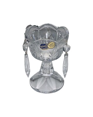 Bohemia Crystal - Camden Prism Lamp / Tealight - Boxed 