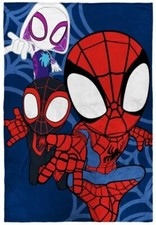Spider-Man "Spidey  Friends" Kids 62" x 90" Twin/Full Blanket-W29610027014