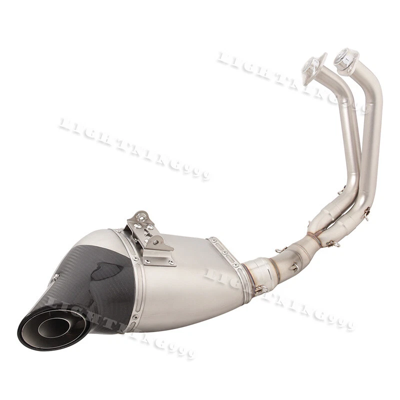 For Kawasaki Ninja 650 Z650 2017 2023 Slip on Exhaust Header Front Pipe Muffler