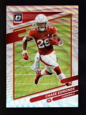 2021 OPTIC PREMIUM BOX SET WAVE PRIZM #179 CHASE EDMONDS /299 CARDINALS QTY