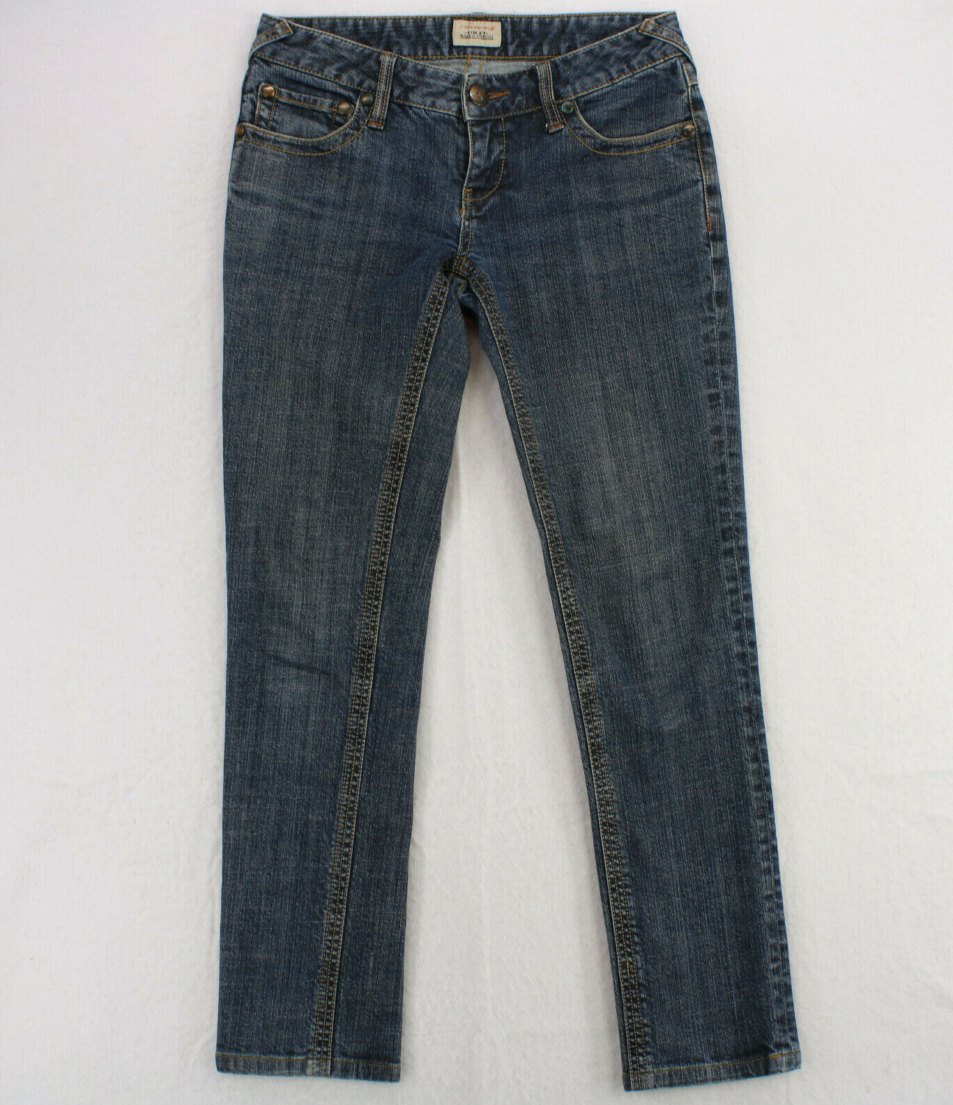 Купить FREE PEOPLE Vtg MEDIUM WASH BLUE 