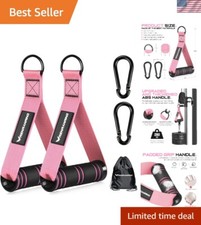 Heavy-Duty Exercise Handles with Carry Bag - For Home Gym  Strength Training
