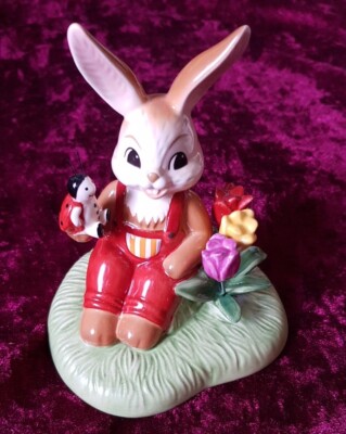 Goebel Ostern Easter Mein kleiner Glückskäfer Limitiert Swarovski Osterhase