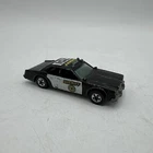 Hot Wheels Sheriff Car Police 701 1:64 Black Diecast Blackwalls 1977 Vintage