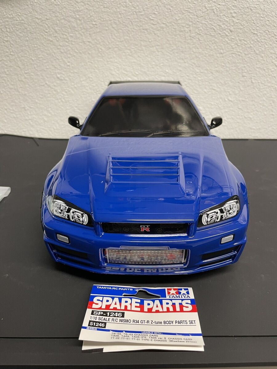 TAMIYA NISSAN NISMO R34 GT-R Z-TUNE CUSTOM BODY TRAXXAS 4 TAMIYA NISSAN NISMO R34 GT-R Z-TUNE CUSTOM BODY TRAXXAS 4