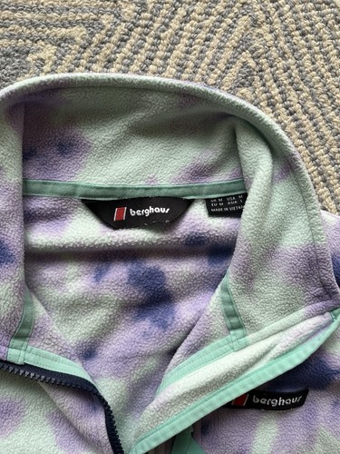 Berghaus Half Zip Fleece Top - Green/Purple - Medium - 第 3/4 張圖片