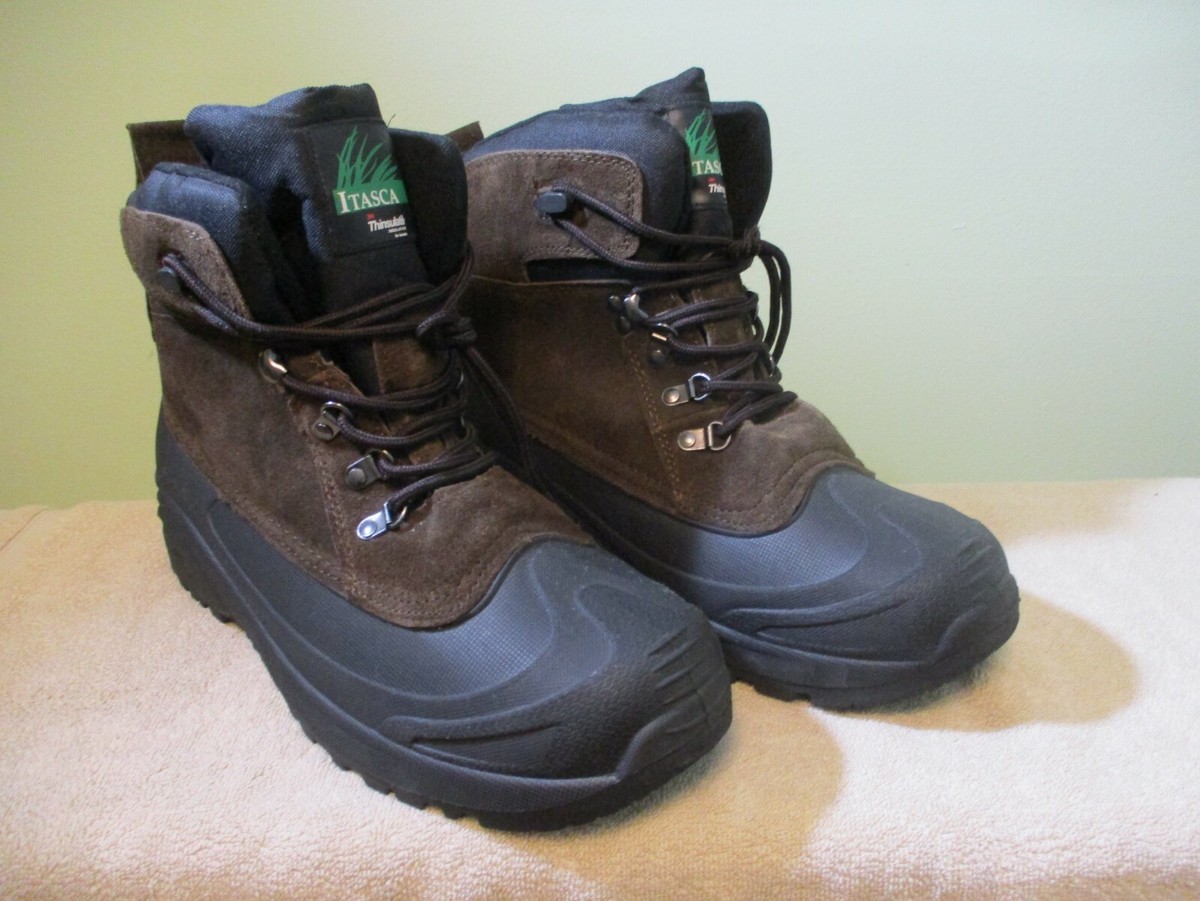 Itasca Ice Breaker Brown Waterproof Work/ Hiking Boots Men display picture 1