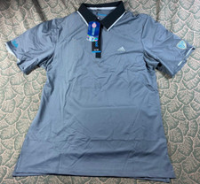 UCLA Bruins Adidas Climacool Men's Polo Shirt - Gray - Size Medium