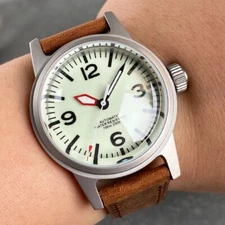 20ATM 36mm Tandorio Sterile Green Dial NH35A Automatic Mens Watch Sapphire Glass