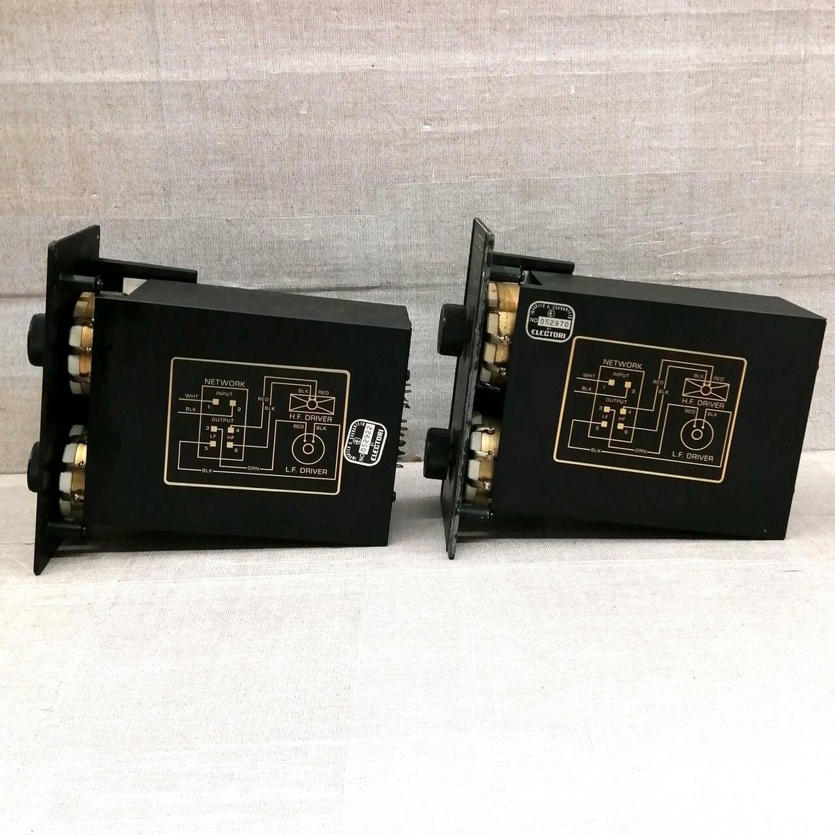 Altec Lansing N1201-8A speaker network Crossover Pair Rare Altec Lansing N1201-8A speaker network Crossover Pair Rare