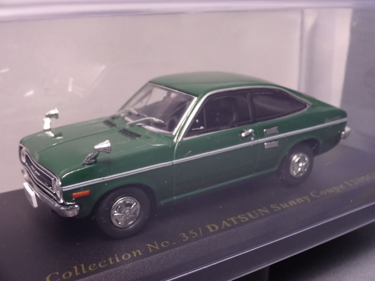 Nissan Datsun Sunny Coupe 1200GX 1970 1/43 Scale Box Mini Car